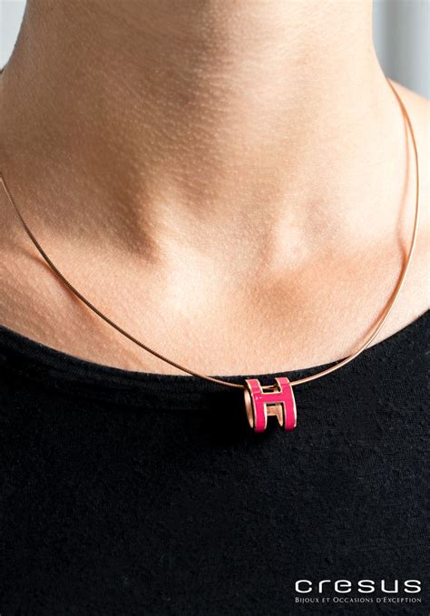 collier hermes h|collier Hermes femme.